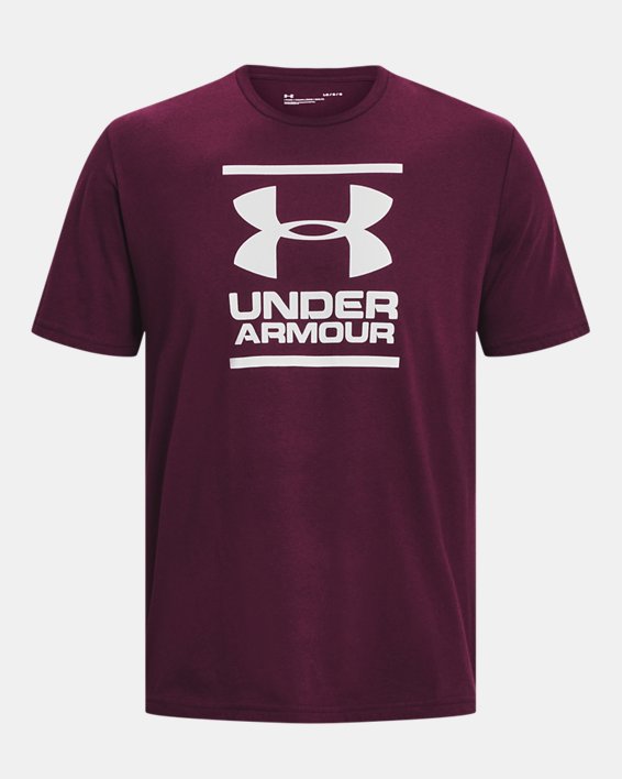 T-shirt a manica corta UA GL Foundation da uomo, Purple, pdpMainDesktop image number 4